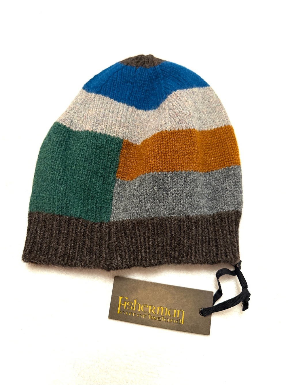 Fisherman Out of Ireland Winter Beanie Hat Knit Pure Wool Womens One Size